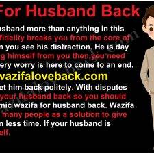 Wazifa For Husband Back