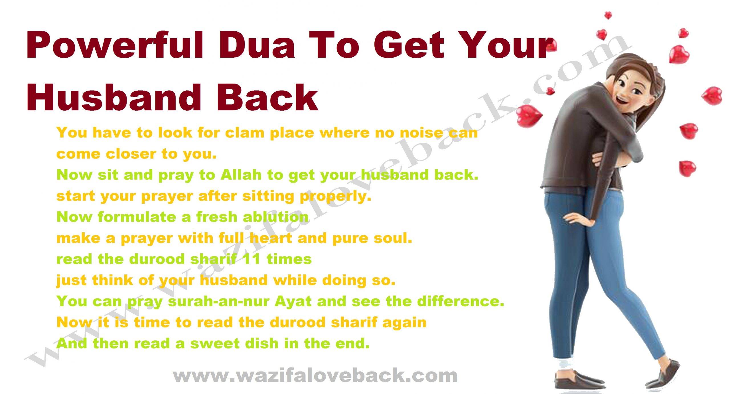 Powerful Dua To Get Your Husband Back